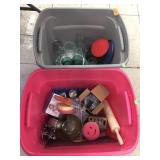 2 Totes Kitchen Items