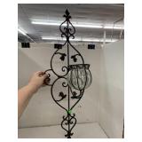 Bubble Glass Metal Candle Wall Hanging