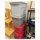 5 Totes w/ Lids