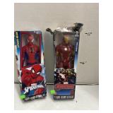 Spider Man & Iron Man Figures
