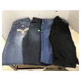 3 pair Jeans & 1 Pair Shorts