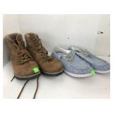 Boots sz 7.5W , Cliffs & Shoes sz 38