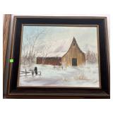 Framed Signed Painting