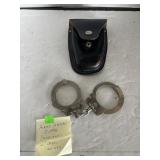 Cuffs w/ Case - no key - Hiatts Hand Cuffs  -
