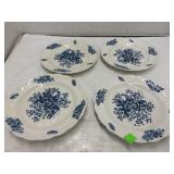 Vintage Peony Plates