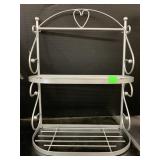 Metal shelf