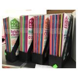 35 HGTV Magazines with holders