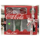 Assorted Coca-Cola Glasses, Coasters, & Pretzels