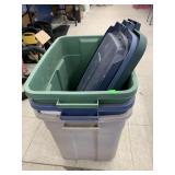 3 Totes with Lids