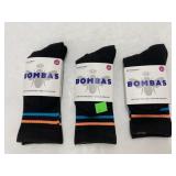 3 Pr Bombas Socks Sz XS
