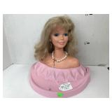 Vntg Mattel Barbie Styling Head, Works