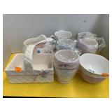 Mugs, Basket, Bunny, Bowls
