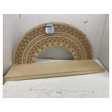Wooden Rainbow Wall Shelf