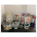 Glasses, Pitcher, Clear Glasses