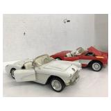 2 Metal Cars, Corvettes