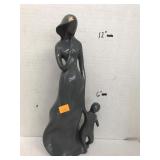 Statue, Woman and Child, Metal?