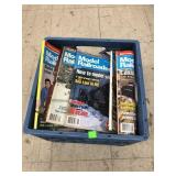 Crate of Model Railroad Magazines
