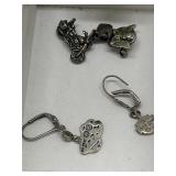 Jewelry Earrings - marked 925 / Sterling