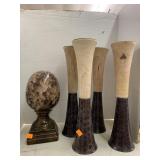 4cnt Candle Holders and Decor Piece