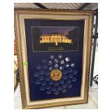 framed display for the United States of America