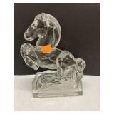 Glass horse figurine