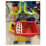 Race Track and Shopping Cart