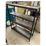 Metal Shelf, approx 31in x 9.5in x H 36in