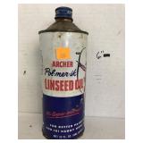 Archer Pol-met-ok Linseed Oil, Has contents