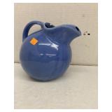 Homer Laughlin Harlequin Mauve Blue Ball Jug