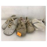 3 Pair Vntg Baby Shoes