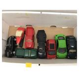 Box of 8 Metal Cars, Some pull Backs