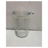 Warsaw cut glass container with lid