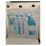 5cnt Metal Newspaper Signs