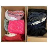2 boxes of clothes