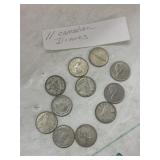 11 Canadian Dimes