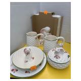 Avon Rabbit Dishes