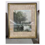 Framed print Approx 26" x 33"