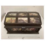 Merle Norman Plastic Music Jewelry Box, Missing