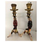 2 Acrobat Candle Sticks