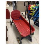 Radio Flyer Wagon with Back Rest