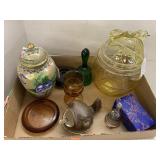 Vintage Anchor Hocking Egg Cookie Jar, Colored