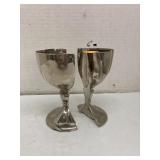 Set of Holden Vntg silver plated wedding toasting