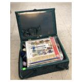 Sewing Basket w / Yarn & Knitting Kit