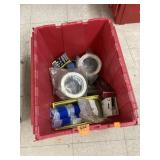 Container of auto parts, tools, & misc.
