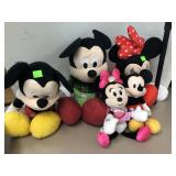 Mickey & Minnie Mouse Stuffed Plush Toys