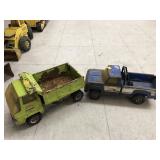 2 Metal Tonka trucks