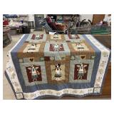 2 Twin size comforters w/ matching pillows