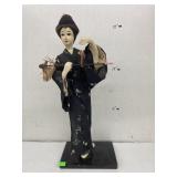 Geisha Doll with umbrella