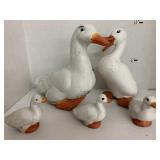 Family of Outdoor decoration ducks