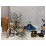 Figurines, Glass, Metal Goose, Misc